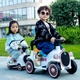 Hui Zhenyu [24 mises à niveau] Le train électrique pour enfants peut être utilisé pour la télécommande à quatre roues des personnes, des garçons et des filles, des bébés doubles [Batterie de sauvegarde supplémentaire] Le train rouge se trouve pour deux + 12v de grande puissance + double entraînement