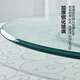 Zhuobo dining table turntable tempered glass turntable round table large base desktop rotating table BZP2 six auxiliary wheels 78cm