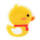 Zixi Baby Teething Glue, Mushroom Bites, Baby Teething Glue, Manhattan Hand Ball Toy, Silicone Boilable Liquid Silicone - Little Yellow Duck Individual Box