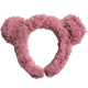 Anzhishang Cute Bear Ears Plush Headband Women's Face Wash Hairband Internet Celebrity Hairpin Headband Bangs Hair Accessories Hair Bundle 1# Coffee-Plush Bear Headband