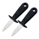 Full stainless steel oyster knife oyster knife shell knife oyster knife 2 pack