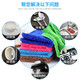 Ren Ying seven-color cleaning rags for household cleaning, absorbent water, not easy to shed lint, thickened towels, glass bamboo fiber dishcloths, 5 brown coral velvet rags