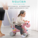Zhixiang rocking horse multi-functional dual-purpose wooden horse children's toys boys and girls baby toys children three-in-one 0-1-3 years old baby toys early education yo-yo car gift