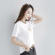 Yu Zhaolin Women's Korean Style Loose Solid Color Top Student Casual Versatile Short-Sleeved T-Shirt YWTD192182 White M