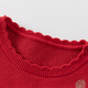 DAVE&BELLA Children's Sweater Dress Autumn and Winter New Girls Christmas Skirt Children's Mesh Skirt Girl Baby Skirt Chinese Red Spot 100 cm (recommended height 90-100cm) cm (recommended height 90-100cm)