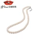 Jingrun Shaoyan White Rice-shaped Freshwater Pearl Necklace for Girls 5-6mm Fashion Simple Female Jewelry Versatile Birthday Gift with Certificate