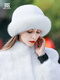Mu Jia Ge Hat Women's Winter Korean Style Warm Mink Fashion Winter Mink Fur Fox Fur Snow Princess Hat 5153 Brown M(55-57)