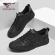 SEPTWOLVES official men's shoes new sneakers business men's shoes men's white shoes casual shoes W8343430083 black 40