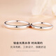 MZMZ Wedding Platinum Pair Ring PT950 Platinum Ring Proposal Ring Birthday Anniversary Gift for Girlfriend Fairy Mountain - Single Ring (2.5-4g)