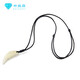 Xinheming wolf tooth pendant set real wolf tooth black dog tooth pendant necklace real Tibetan mastiff tooth pendant wolf tooth men and women large size 4.7-4.9 cm black single tooth