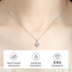 MZMZ eight-pointed star platinum necklace PT950 clavicle chain platinum moissanite diamond birthday anniversary gift for girlfriend Platinum eight-pointed star necklace-moissanite diamond