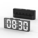 Compas Creative LED Large Screen Clock Luminous Electronic Alarm Clock Living Room Bedroom Table Clock Student Alarm Clock 810 Black