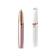 PUERBAN electric eyebrow razor, automatic eyebrow trimmer, safe eyebrow razor, eyebrow trimmer pen, rechargeable, multifunctional lip hair trimmer, rechargeable ivory white + spare blade