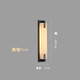 Tong Lantern Festival new Chinese style all-copper outdoor waterproof wall lamp natural marble door on both sides of the courtyard villa garden lamp long wall lamp outdoor wall lamp black and gold-Xiangyun 60cm
