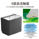 Haijiahua gray and white wash mop pool floor mop basin balcony bathroom ceramic mop pool mop pool mop pool pool H209 gray and white with mop rack + double spray gun