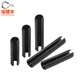 Baodefeng iron black open elastic pin cylindrical pin hollow positioning pin GB879 pin shaft national standard fastener standard parts M5x30 50 pieces