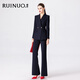 Ruinuo high-end small suit suit women's business attire women's casual fashion suit formal temperament commuter manager work clothes suit + pants M