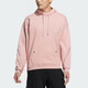 Adidas Clover Sweatshirt Men's 2025 Autumn Hooded Windproof Comfortable Casual Fitness Training Sportswear Pullover HH9435 M