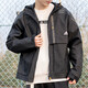 Adidas Men's Jacket 2024 Spring and Autumn Sportswear Hooded Fleece Jacket Warm Casual Top HE9904 Inner Mesh Lining 2XL