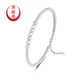 Yuan Shengfu's new PT950 fashionable cat's eye transfer bead platinum bracelet, genuine platinum bracelet with adjustable opening, 8.48g/thickness, about 4.2mm