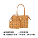 MCM LIZ small mother-in-law tote bag shoulder hand shopping bag cognac color gift