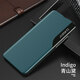 LDYE подходит для Samsung S21FE Mobile Phone Case S21 защитный чехол 5G кожаный чехл SM-G9900 Case Windows Samsung S21FE тихой ночной черный