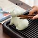 Qinglan (QINGLAN) Ru Kiln tea pet ornaments can be opened to raise creative tea accessories for home and office zodiac pig Kung Fu tea set ornaments beige Ru Kiln lucky pig tea pet