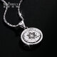 Shengshi Qiyuan pt950 platinum pendant men's platinum necklace men's platinum necklace pendant set of single lucky star pendant rotating lucky star pendant 15-15.3 grams