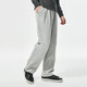 ThombnailTB American fashion brand solid color heavyweight straight sweatpants for men and women in autumn and winter loose drapey wide-leg sports and casual trousers light gray XL size 3 (150-170Jin Jin equals 0.5 kg)