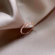 Ring women's retro personality ins new fashion pinky tail ring Korean style Chinese simple cold style internet celebrity ring open ring rose gold