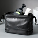 Lohas Travel Toilet Bag Men's Business Travel Cosmetics Storage Men's Portable Dry and Wet Separation Business Travel High-End Leather Toiletries Bag