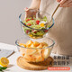 CCKO glass bowl home baking glass basin and noodle cake egg salad instant noodle bowl large transparent soup bowl fruit bowl 800ml salad bowl