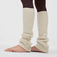 Lululemon丨Ribbed Knit Women's Wool Blended Ribbed Knit Warm Leg Covers LW9FDMS Variegated Bone White O/S