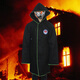 Giant wood fireproof cloak, fireproof clothing, cloak, fire blanket, gas mask, household fire escape rescue supplies, fireproof cloak, carbon fiber + gas mask