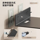 YouQin projector rack wall bracket router placement rack wall-mounted TV set-top box punch-free storage box