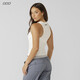 LORNA JANE Sports Vest Top Smock Training Wear Sleeveless SCOOP Yoga Fitness Pilates Women's LJ Pearl White S