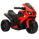 Magmeng Children's Electric Car Three-Wheeled Motorcycle 2-3-4-6 Years Old Boys and Girls Baby Toy Car Children's Day Gift Luxurious Early Education Model Large Battery - Flame Red