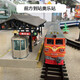 Aole remote control electric train toy model track set Green skin Dongfeng 4B internal combustion engine door light birthday gift Remote control Green skin front Dongfeng 4B internal combustion engine Ordinary battery set