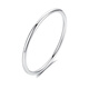 BOC Yijin PT950 Aperture Platinum Bracelet for Women Platinum Bracelet Plain Ring Bracelet Birthday and Valentine's Day Gift for Girlfriend and Wife Platinum Plain Ring Bracelet Gold Weight Approximately 10g 52#
