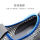 Camel brand mesh shoes, breathable, casual jogging, comfortable thick-soled mesh men's shoes W012303560 dark gray/sapphire blue 42