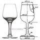 Dongli hand-made IOS national standard white wine glass crystal glass white wine tasting cup 50ml tulip tasting cup goblet sommelier special wine glass smelling cup 6 white wine tasting cups with label on the bottom of the cup