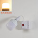 Aoyanlai lamp that does not require wiring Internet celebrity desk lamp wall bedroom wall lamp no wiring plug-in no punching lighting section three-plug socket + 15W warm light key switch