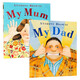 我爸爸我妈妈2册套装 英文原版绘本 My Mum My Dad 安东尼布朗Anthony Browne 进口平装书3-6岁家庭关系情商管理