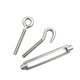 Deqi 304 stainless steel turnbuckle screw OC type wire rope tightener accessories open body turnbuckle bolt M6 OC type
