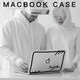 HLMT eignet sich für 2023 neues MacBook Air13.6-Zoll 15 Schutzhülle 16 Apple Laptop Schutzfall Pro14 Schutzhülle + Maus-Pad A1425/A1502