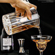 Jieshunxing Japanese crystal bartending cup glass home bar cocktail mixing cup bartending tool set main picture