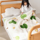 Langsha (langsha) Raschel nap blanket, nap blanket, winter thickened and velvet warm children's single quilt nap blanket, loving cute baby, double thickened, quick heating and warm, 100x120cm, weighs about 1.5Jin, Jin is equal to 0.5kg