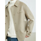A.B.X Winter Winter Full Wool Wool Wool Wool Wool para hombres Apareos de lana corta For Men Elephant Gray L/175