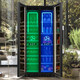 BAIKAILUN double-door double-temperature red wine cabinet mirror glass double-door constant temperature wine cabinet embedded home living room refrigerator moisturizing large-capacity office tea liquor beverage display cabinet 1.78 meters high丨Dual-temperature mirror丨Double ice bar model 320L thin model
