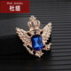 Duti brooch men's Japanese Korean style trendy cute pendant suit accessories women's suit decorative accessories badge shield horse ancient silver